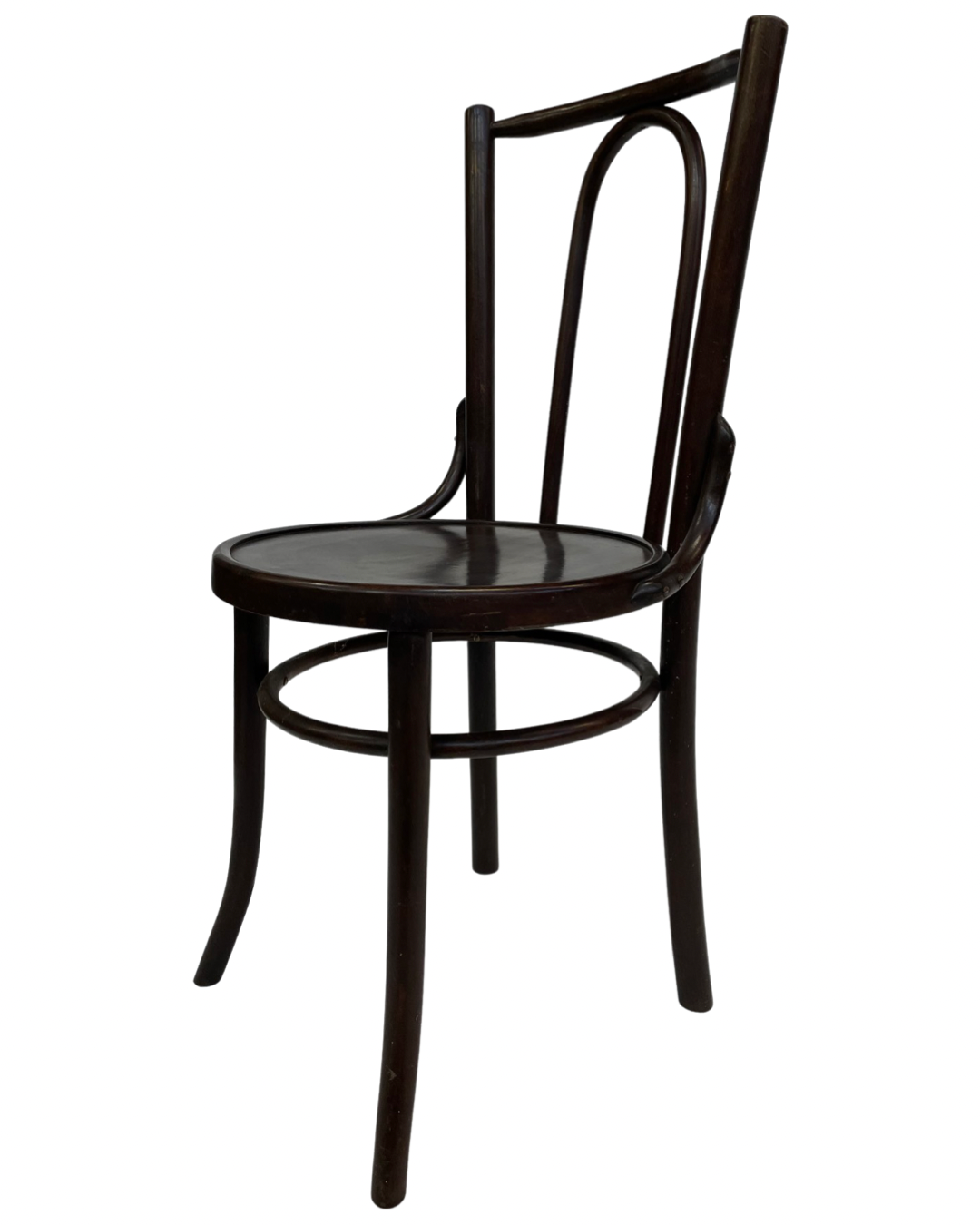 Set of four vintage bistro chairs 50