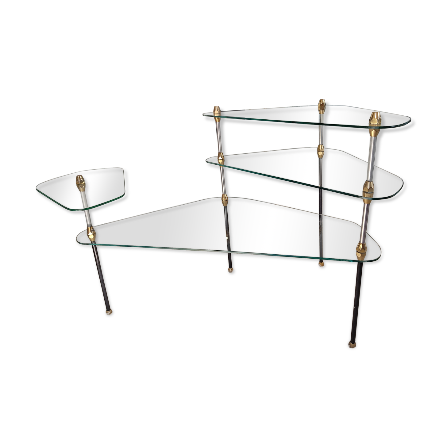 Vitrine étagères tripode Henry Lyon 1950