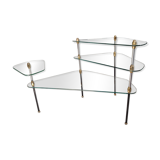 Showcase, shelves tripod Henry Lyon 1950