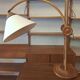 Grande lampe de table multi-réglable en teck Domus, Danemark, 1970