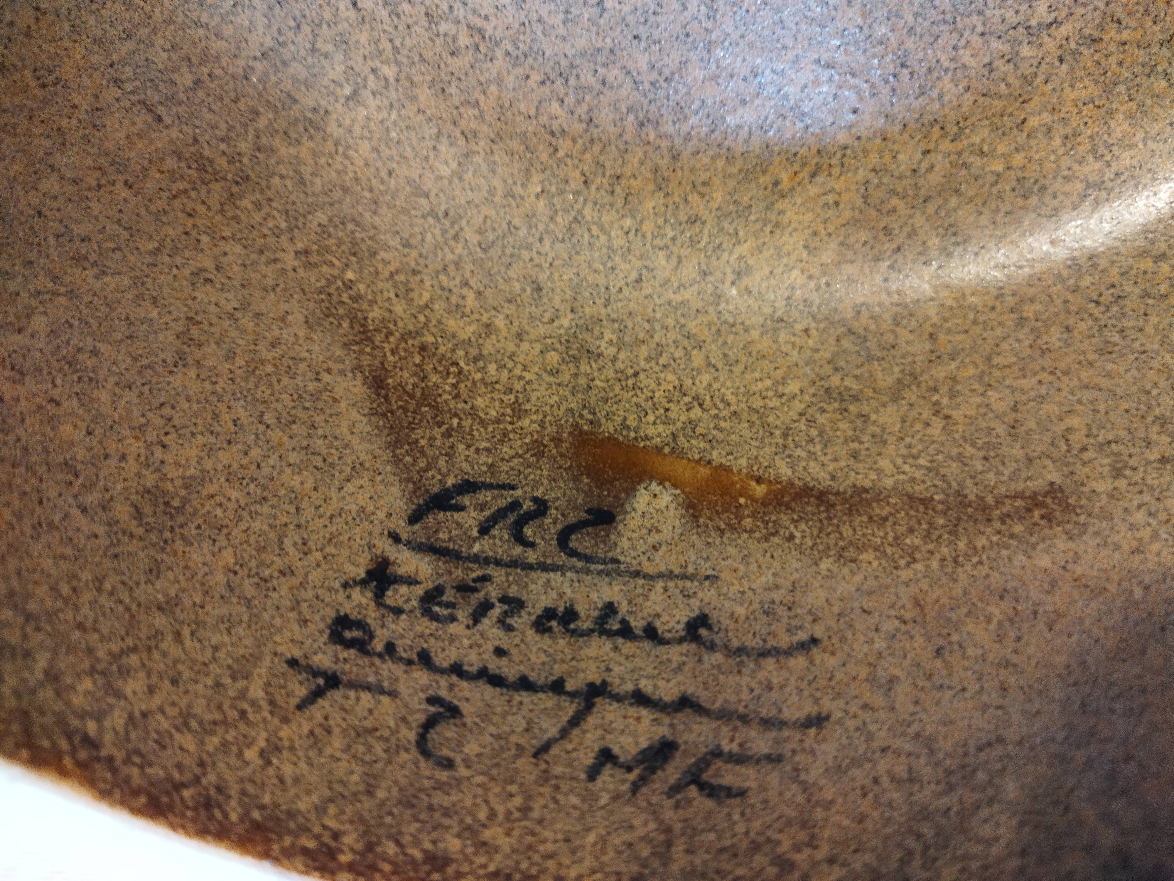 Keraluc Quimper sandstone cheese bell