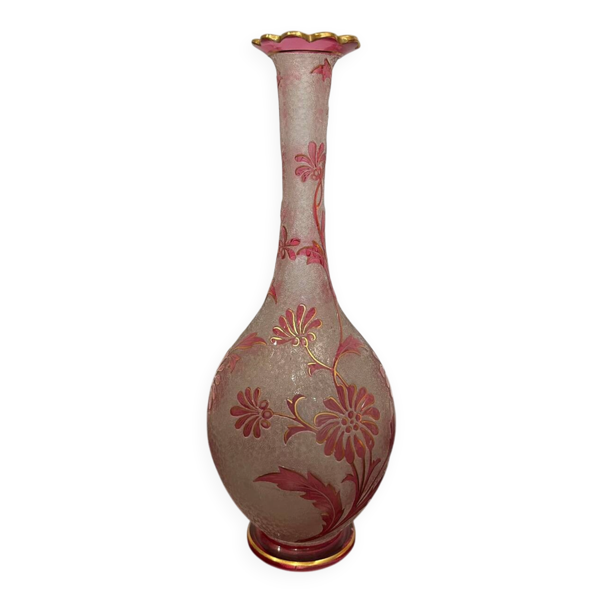 Crystal vase St Louis