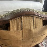 Restoration period armchair in solid walnut – France, circa 1820-1830