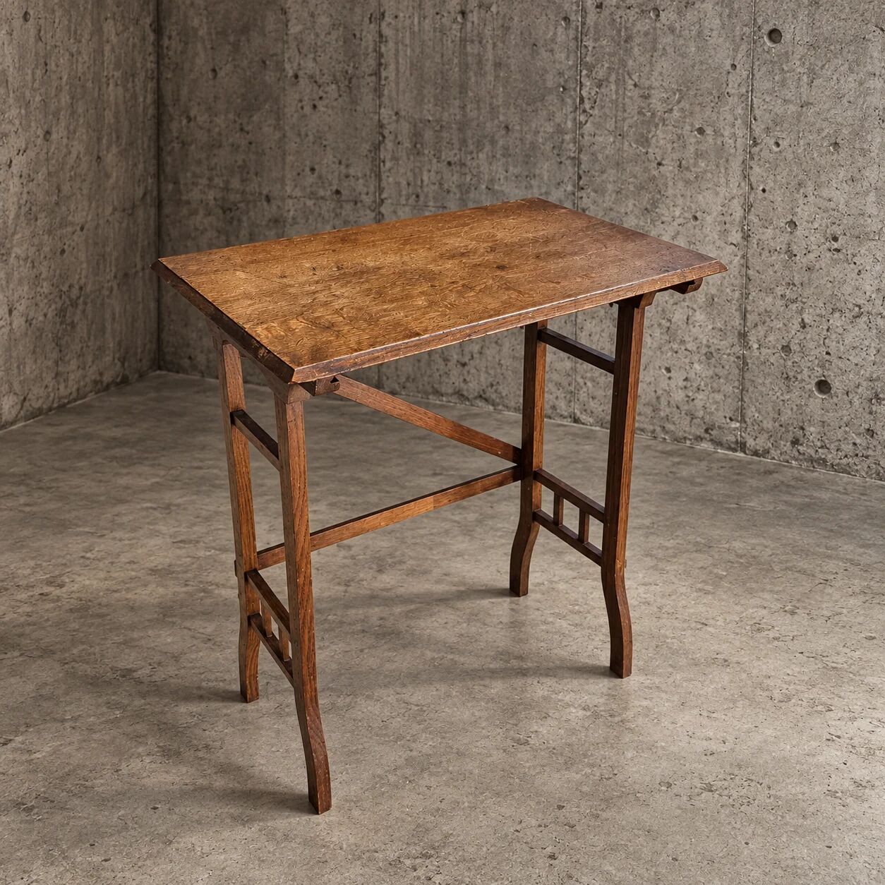 3 x nesting tables / nesting set / arts and crafts / 1950s