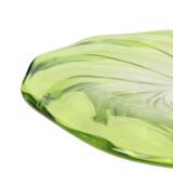 XXL Fruit Bowl Val Saint Lambert Crystal Lime Green 40cm