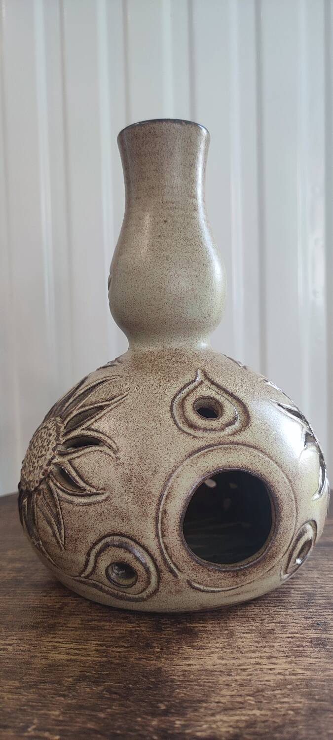 Vallauris ceramic lamp base by Fonck & Mateo