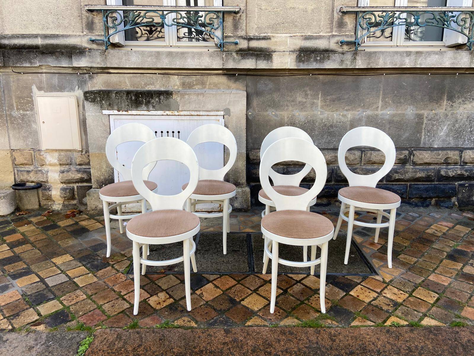6 "Mouette" chairs by Baumann - 1960s/70s
