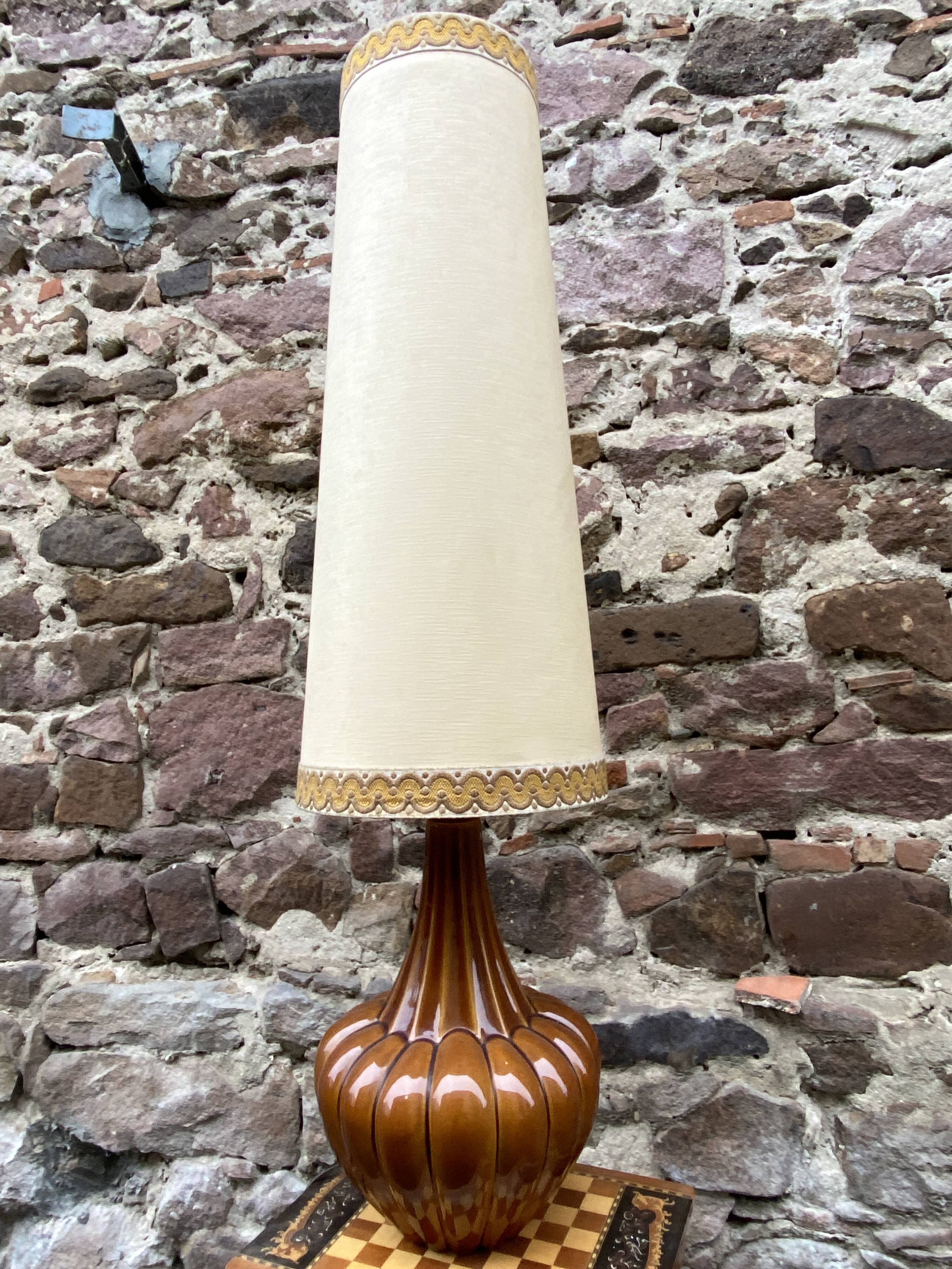 Vintage Ceramic Lamp 1970s