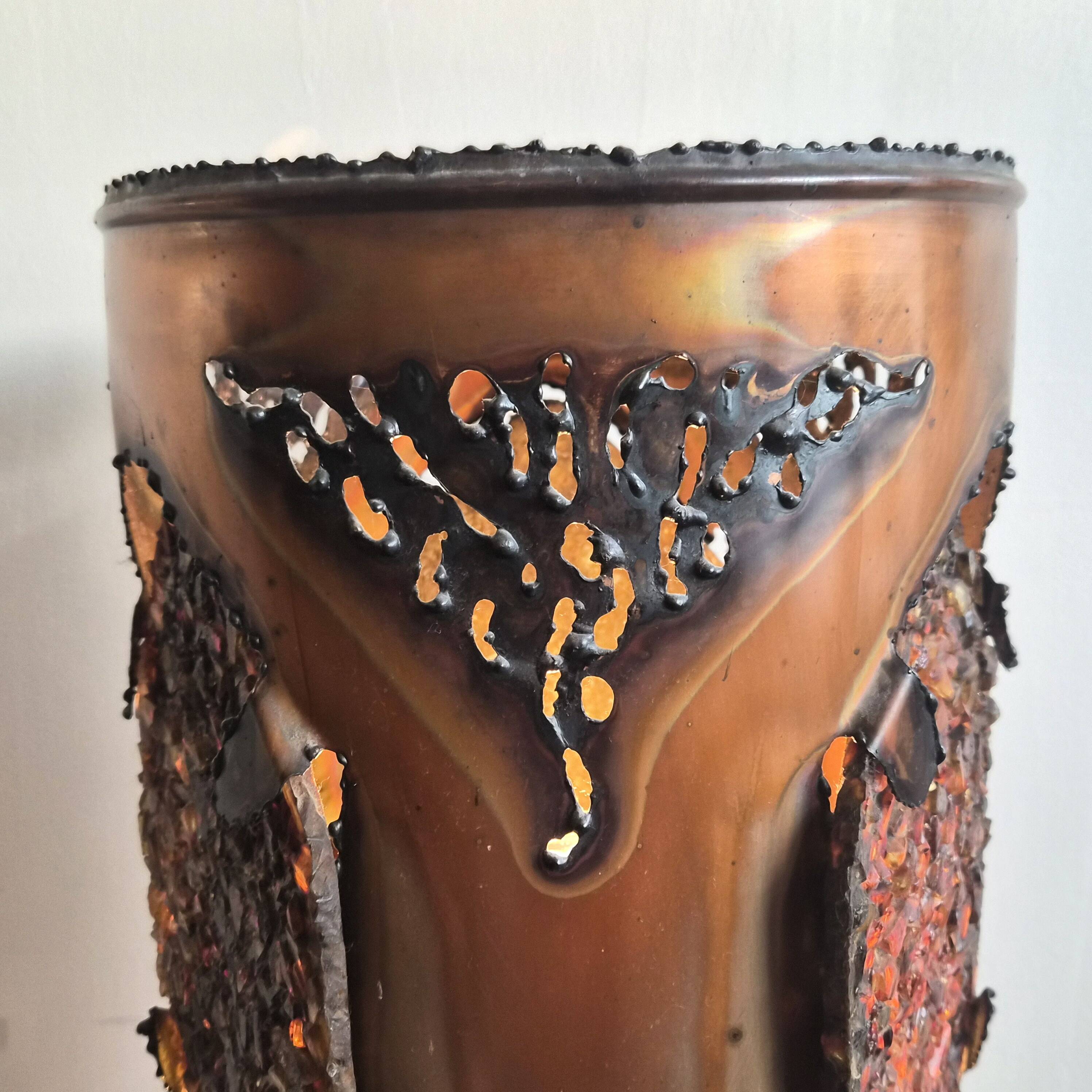 Accolay vintage brutalist floor lamp 1970