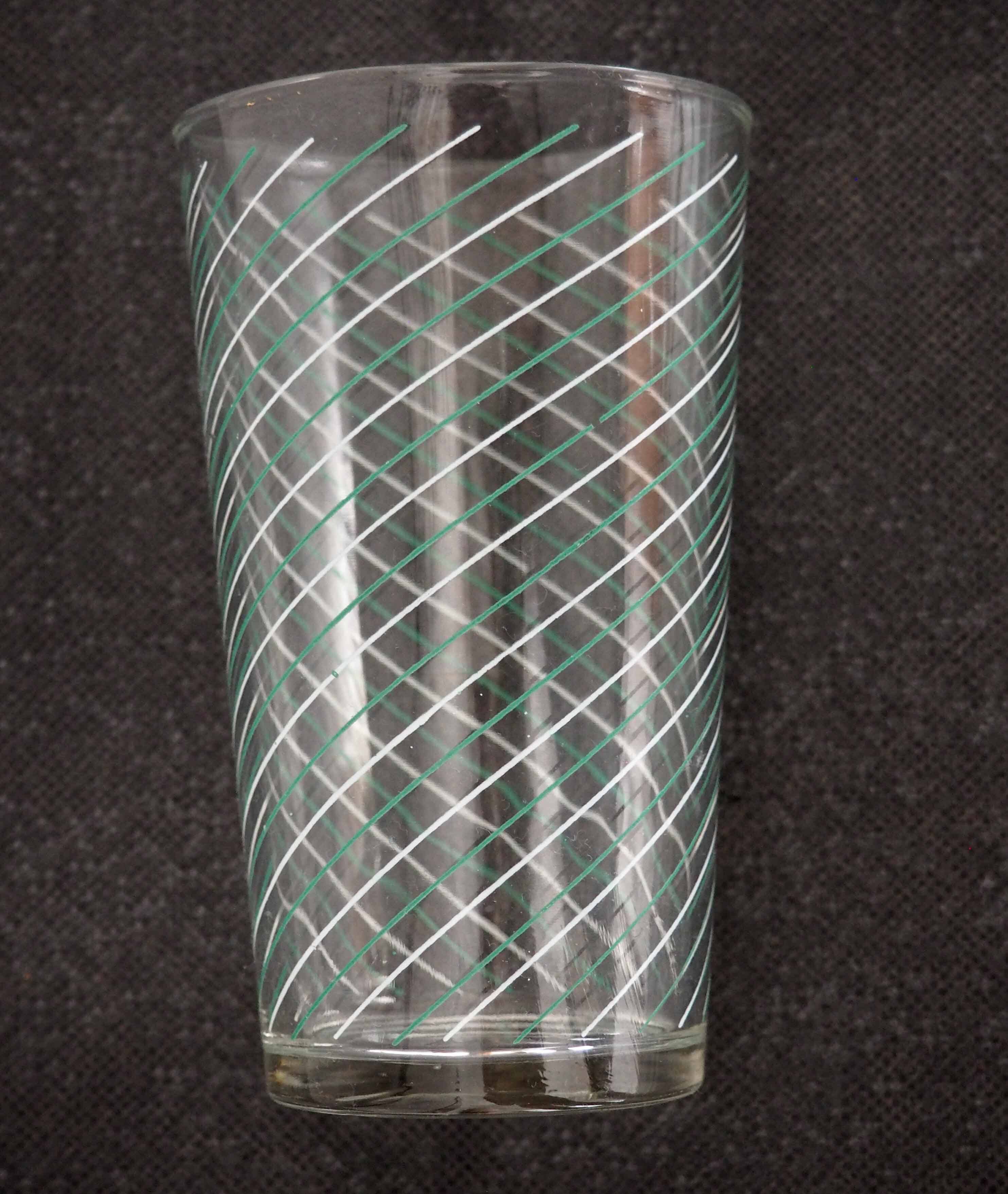 Lot de 6 verres vintage