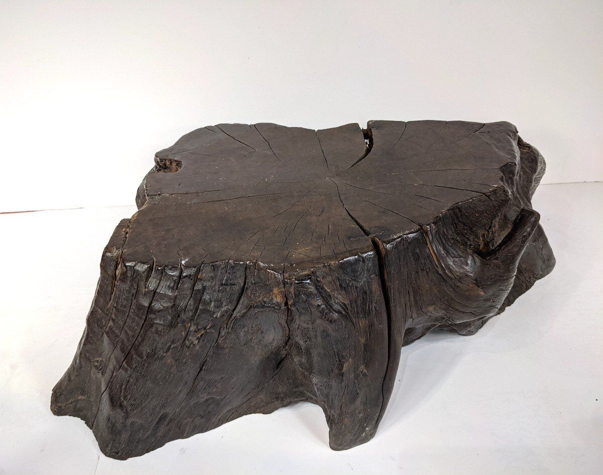 Bonsai base - root - Japan 1930-50 - vintage wabi-sabi - Kare San Sui