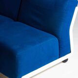Modular "Amanta 24" sofa by Mario Bellini in premium cobalt blue, Italy 1975