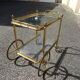 Rolling serving table in neo-classical Louis XVI style.