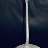 Louche ancienne 1960 39cm alu manche bois à suspendre ancien vintage retro