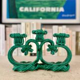 Ceramic candle holder signed Vallauris