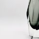XXL Murano Sommerso Vase Alessandro Mandruzzato 27cm Grey Smoke