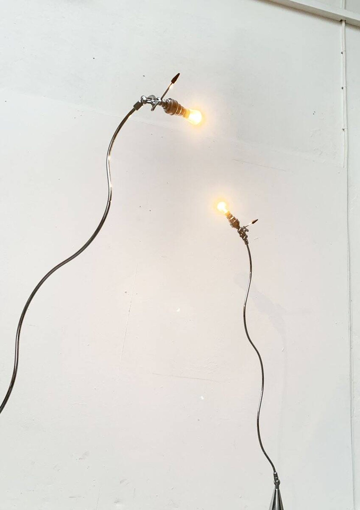 Postmodern Italian floor lamp by Andrea Bastianello for Disegnoluce, 1980s.