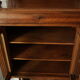 Louis XVI style music cabinet in walnut, 20th century.