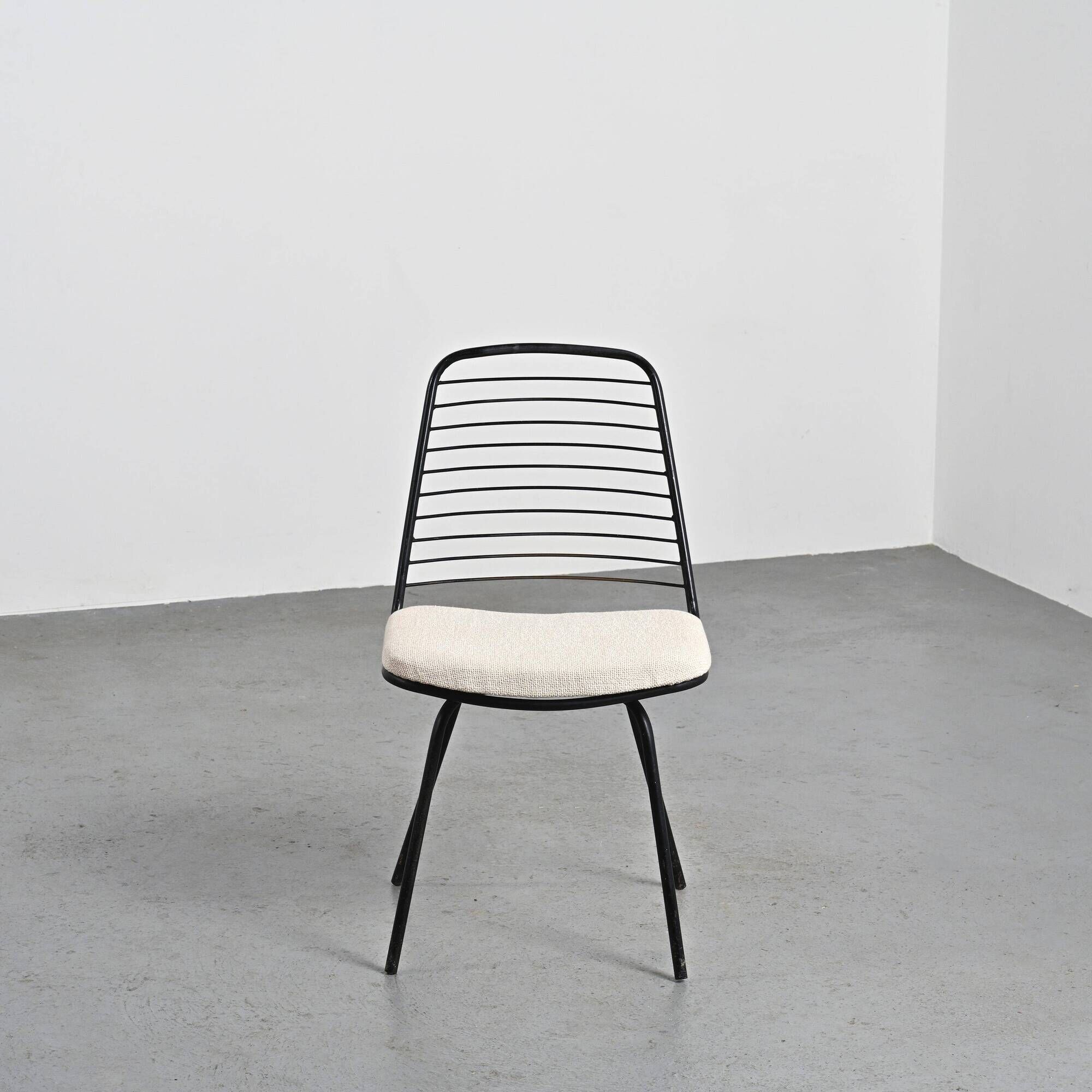 Set of four chairs by Jean-Louis Bonnant, circa 1955