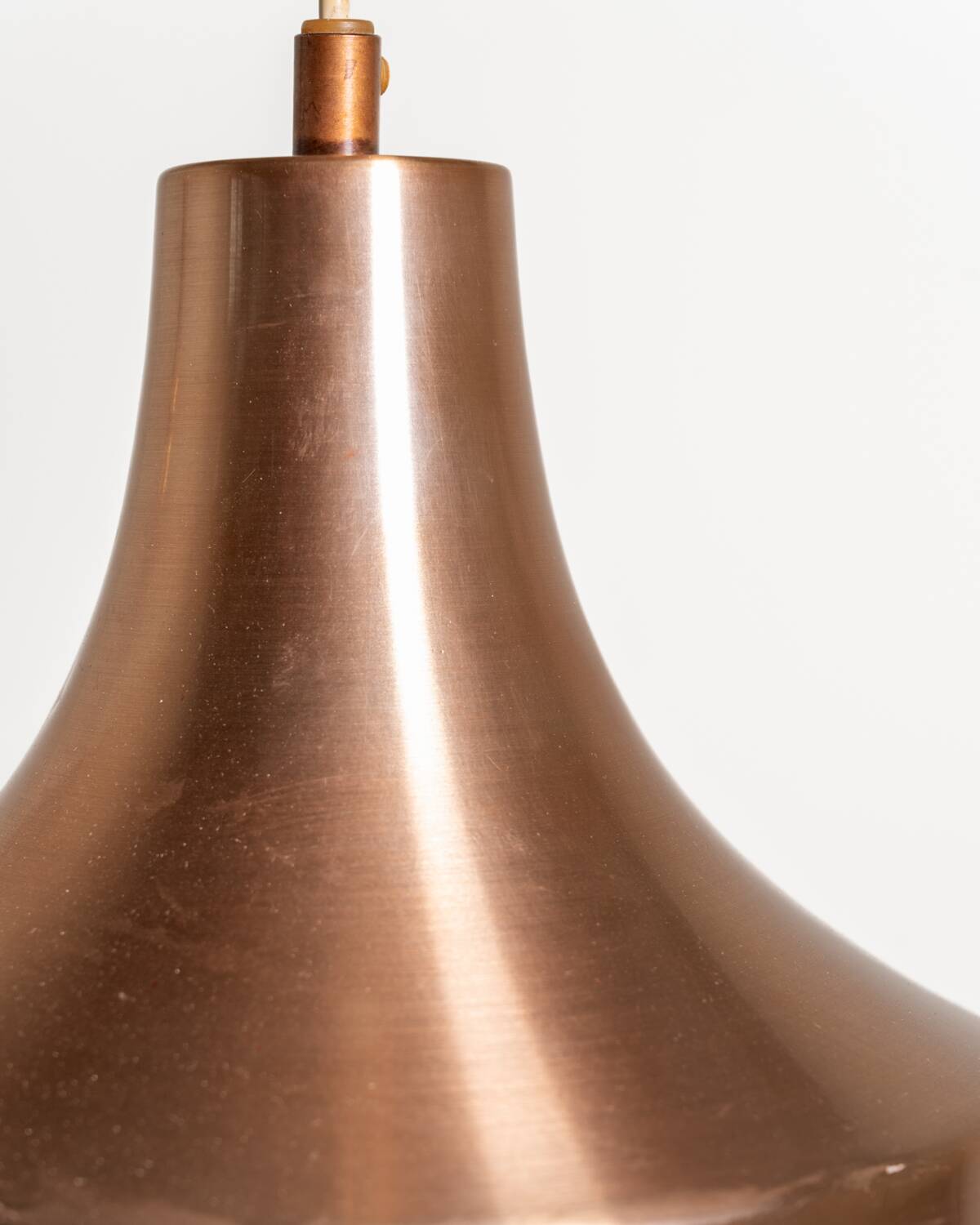 Swedish metal and glass pendant lamp, 1960s/70s
