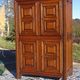 Small oak cabinet, 4 doors, Louis XIII style
