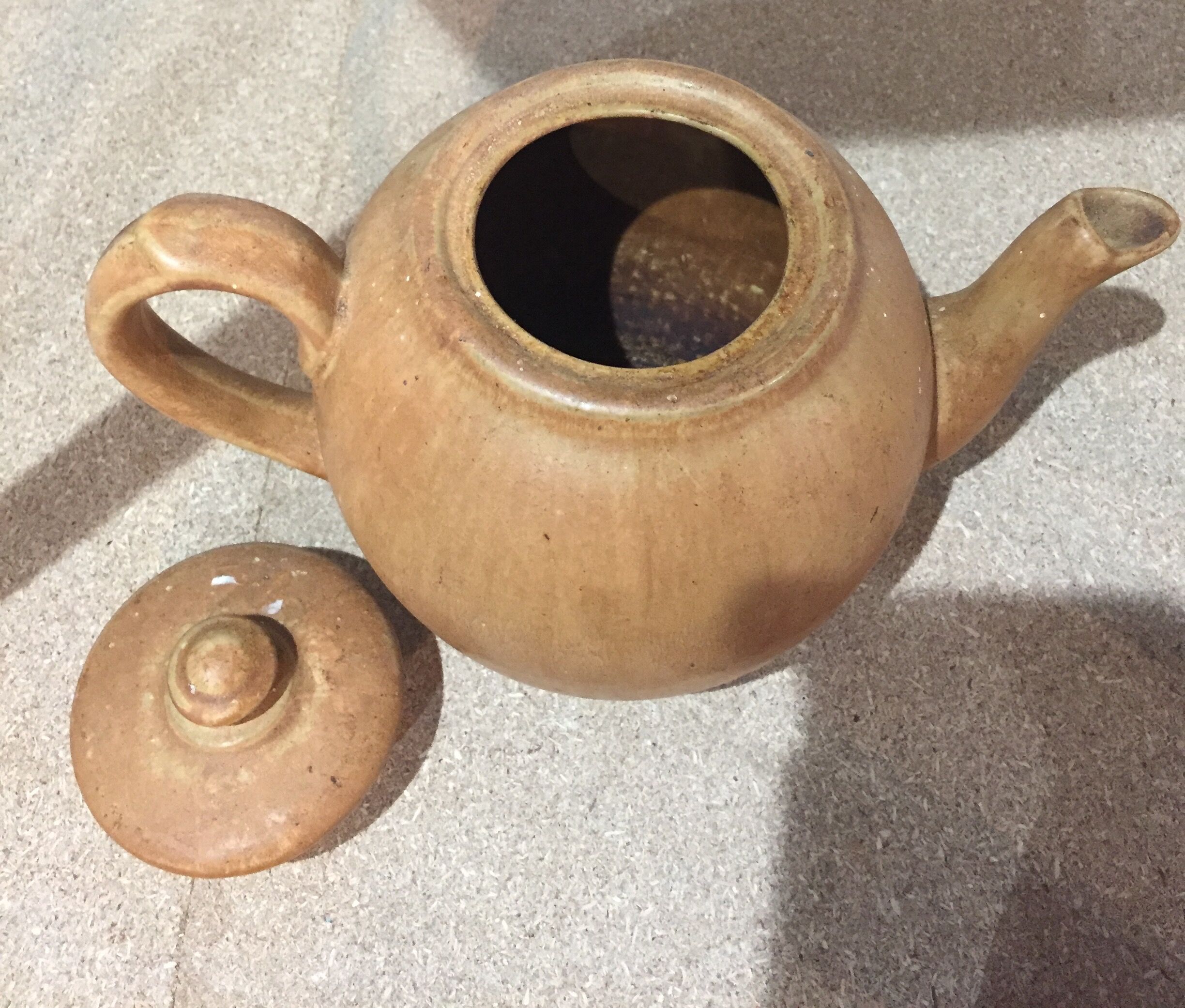 Stoneware teapot
