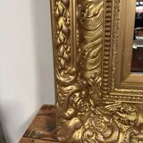 Large vintage gold mirror