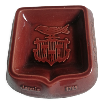 Martel cognac advertising ashtray since 1715