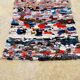 Vintage Moroccan Berber Boucherouite rug 238 x 85 cm