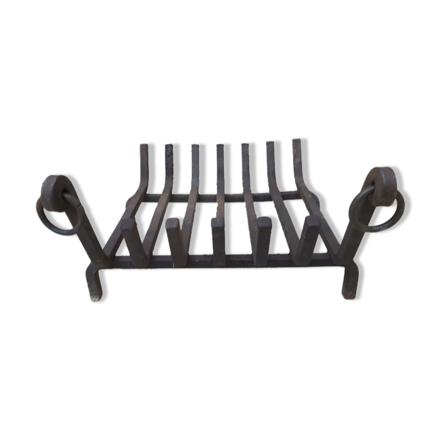 Cast iron log holder