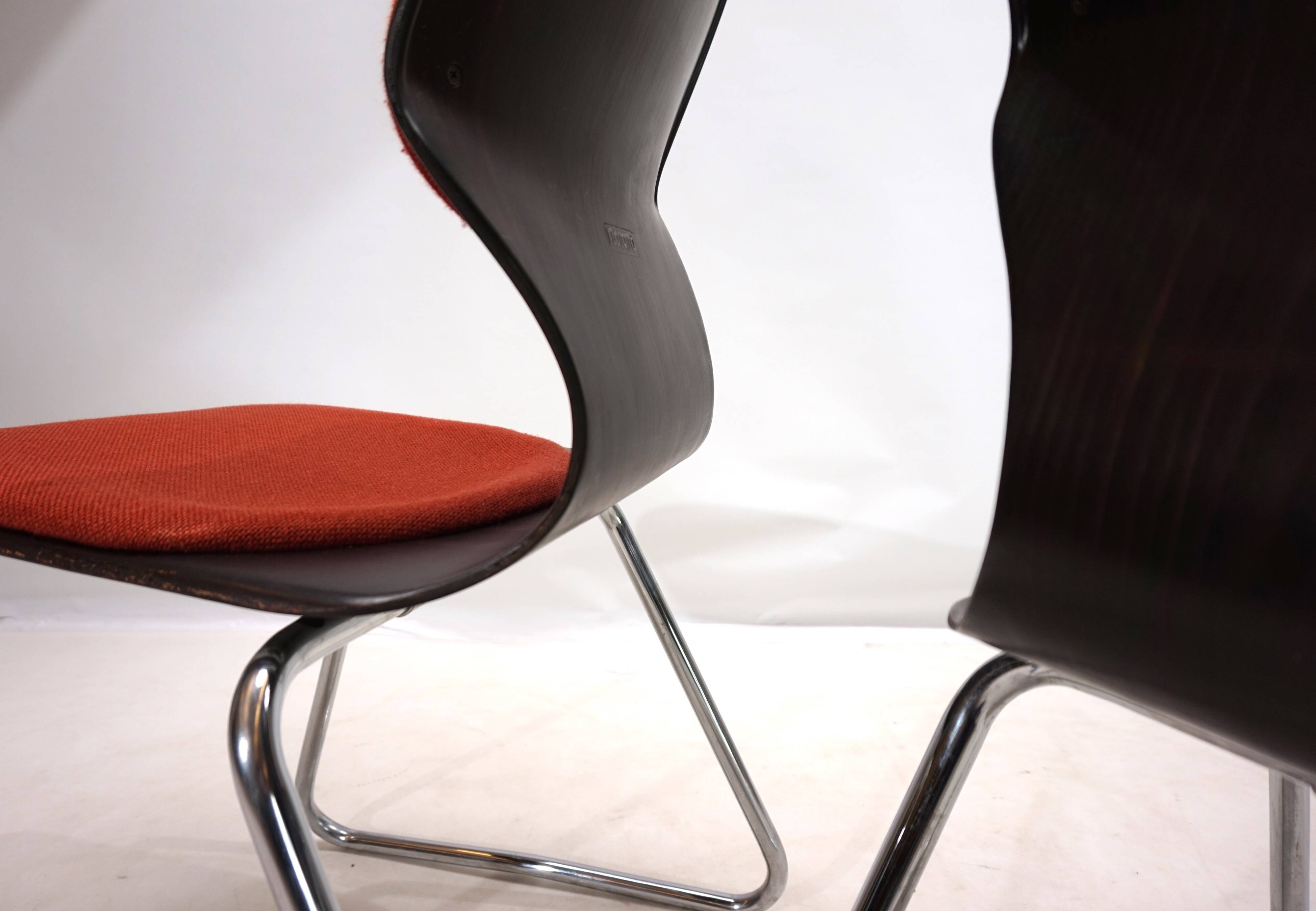 Flötotto set of 2 Pagwood chairs by Elmar Flötotto