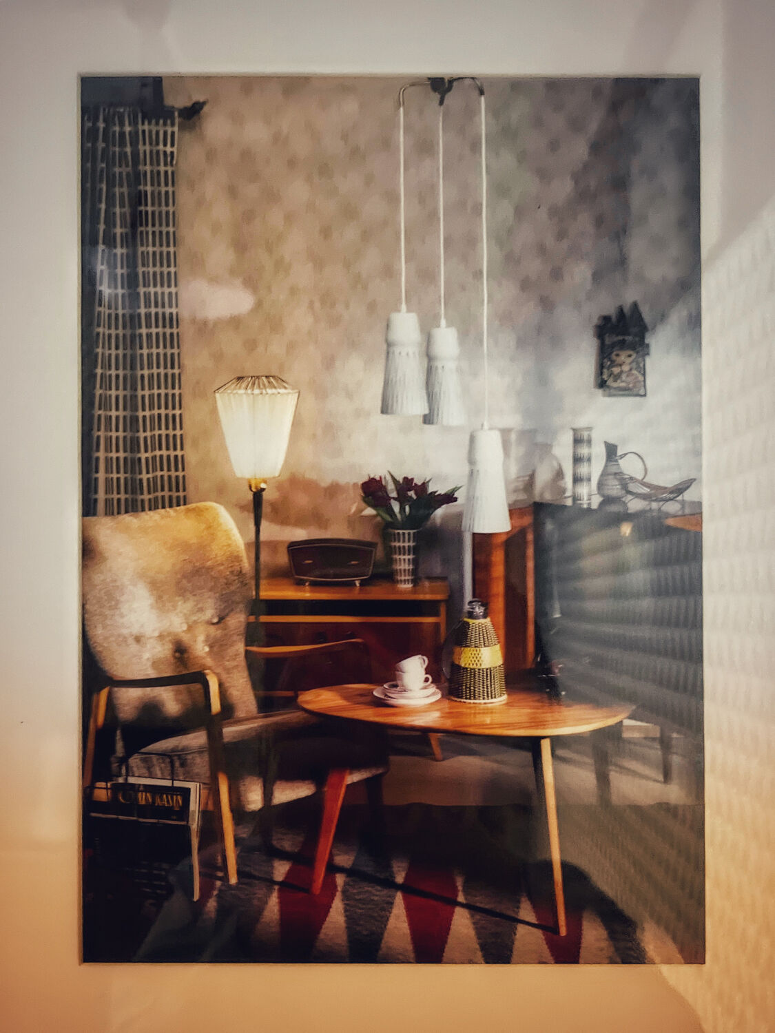 Finnish design interior framed photo in color