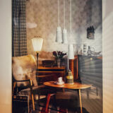 Finnish design interior framed photo in color