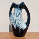 Vintage Vallauris vase from the 50s/60s – fat lava, sea foam, double handle