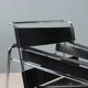 Fauteuil Wassily Gavina, design vintage Marcel Breuer, Italie, années 1970