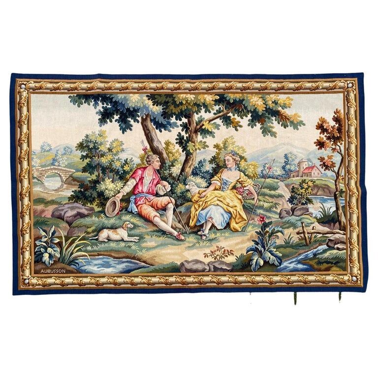 Mid-century French Aubusson tapestry