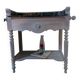 Beautiful antique dressing table, reimagined with a marble top.