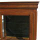 Louis Philippe showcase in solid walnut