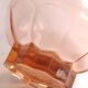 Pink glass carafe-art deco style-star stopper