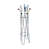 Black metal coat rack