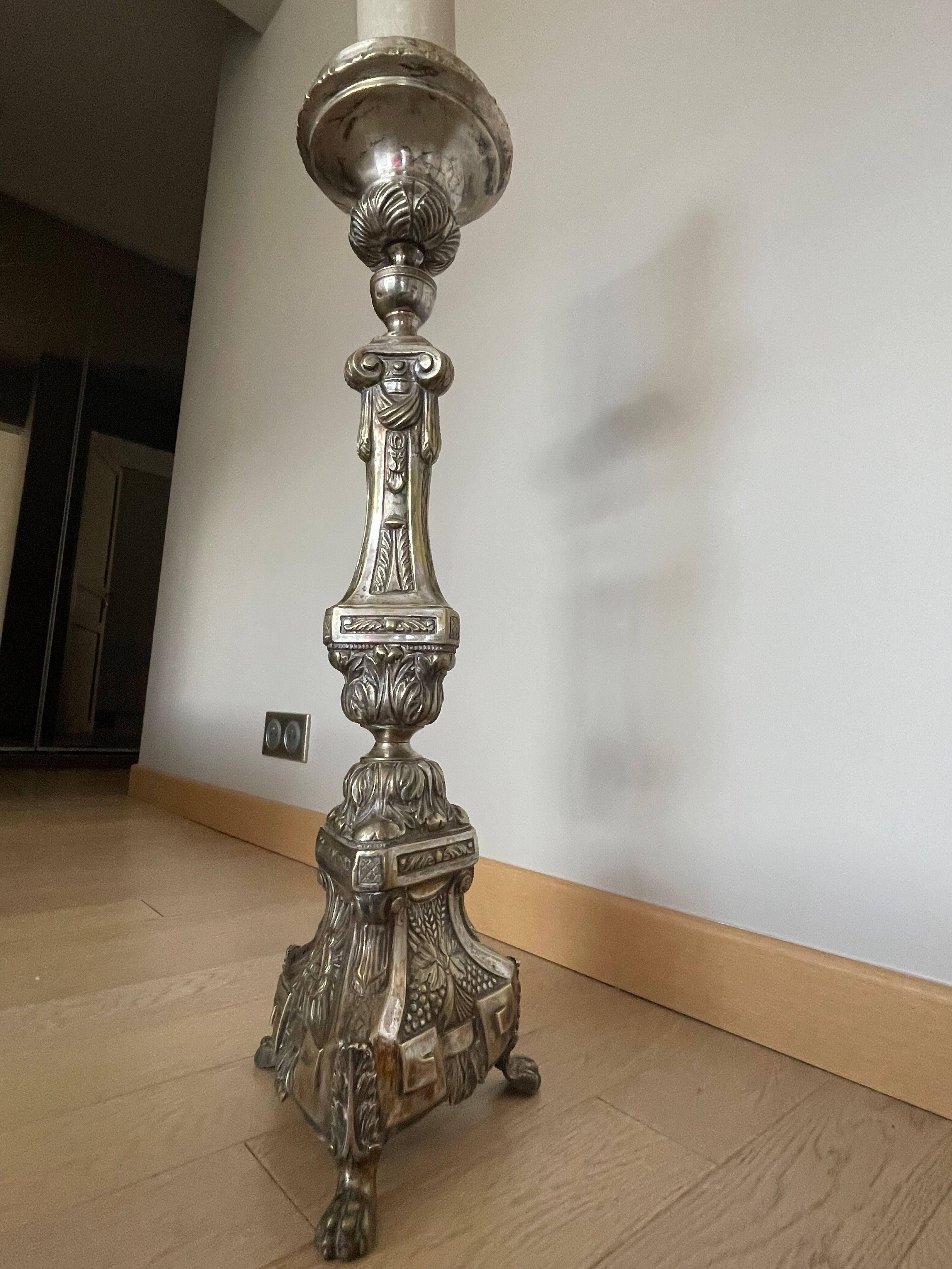 Metal candle stick