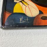 Hand-painted Peruvian mirror