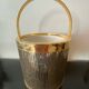 Vintage Hollywood Regency Gold Ice Bucket