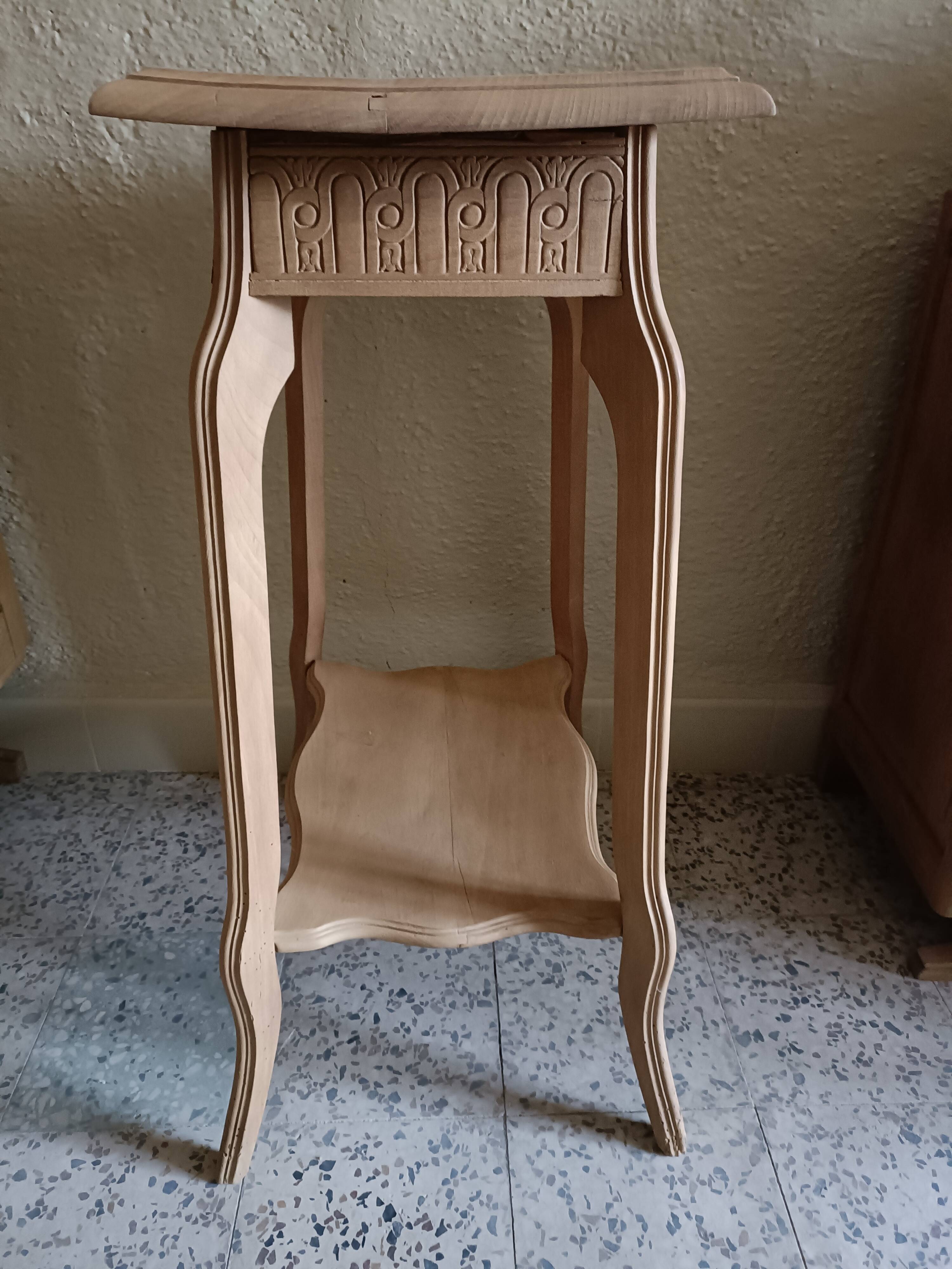 Renovated pedestal table