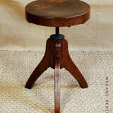 Workshop or piano swiveling stool 50s