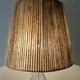 Vintage demijohn XL lamp in glass and jute rope