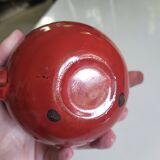 Small enamelled teapot