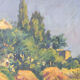 Landscape with village in golden light 'Sant Andreu de Salou'