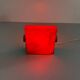 Orange Pop Art ambient night lamp in plexiglass by Uwe Mersch Design, 1970s, Germany.
