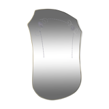 Vintage free-form asymmetrical mirror